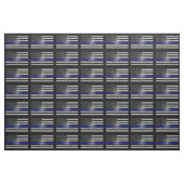 Dunne blauwe lijn stof (Fat Quarter)