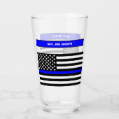 [Dunne blauwe lijn] Terug naar de blauwe politie P Glas (Voorkant)