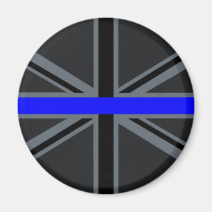 Dunne Blauwe Lijn Union Jack Magneet