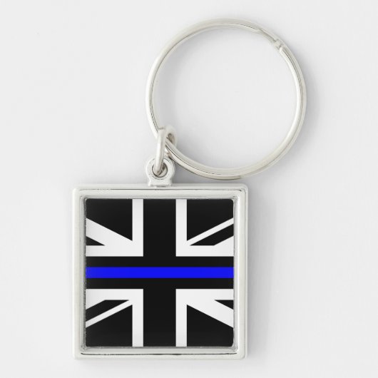 Dunne blauwe lijn - Verenigd Koninkrijk Sleutelhanger (Voorkant)
