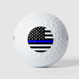 Dunne blauwe lijn vlag (Verenigde Staten) Golfballen