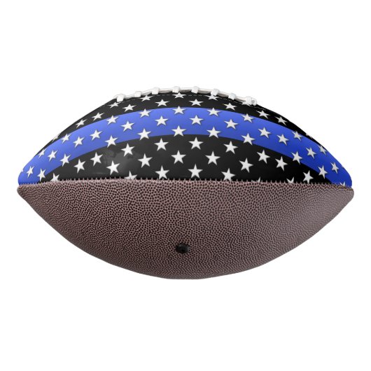 Dunne blauwe lijnsterren american football (Gedraaid 270)