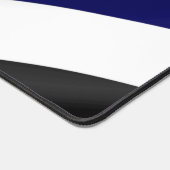 Dunne blauwe lijnvlag bureaumat (Hoek)