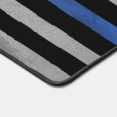 Dunne blauwe lijnvlag bureaumat (Hoek)