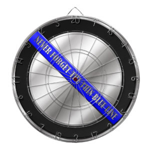 Dunne Blauwe Linie Dartbord