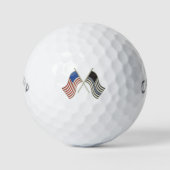Dunne Blauwe Linie Golfballen (Voorkant)