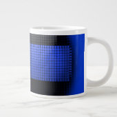 Dunne Blauwe Linie Grote Koffiekop (Rechts)