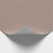 Dunne bruine en witte stripes — Verpakkingspapier
