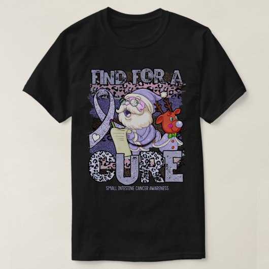 Dunne darm Bewustzijn luipaard kerstgenezing T-shirt (Design voorkant)