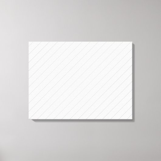 Dunne diagonale lijnen canvas afdruk (Voorkant)