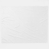 Dunne diagonale lijnen fleece deken (Voorkant (Horizontaal))