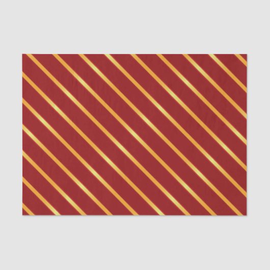 Dunne diagonale strepen met helder goud en metalen tissuepapier (Voorkant)