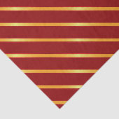 Dunne diagonale strepen met helder goud en metalen tissuepapier (Detail)