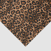 Dunne en zwarte luipaard — Dierafdrukken Tissuepapier (Detail)