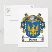 Dunne Family Crest Briefkaart (Voorkant / Achterkant)