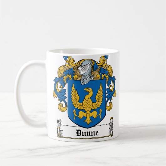 Dunne Family Crest Koffiemok (Links)