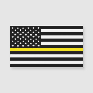 Dunne Gele Lijn Dispatchers Vlag