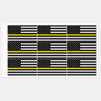 Dunne Gele Lijn Dispatchers Vlag
