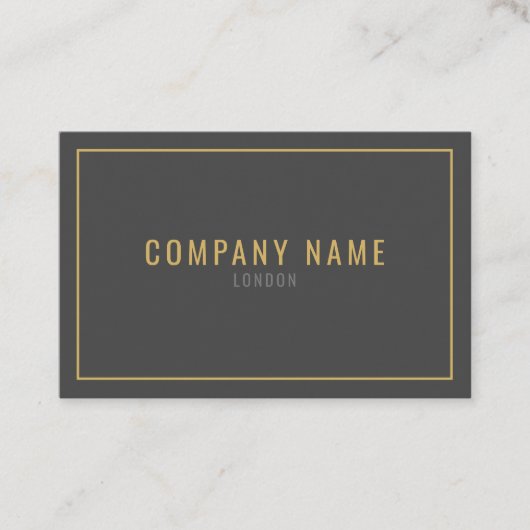 Dunne goudgrens, professioneel visitekaartje (Voorkant)