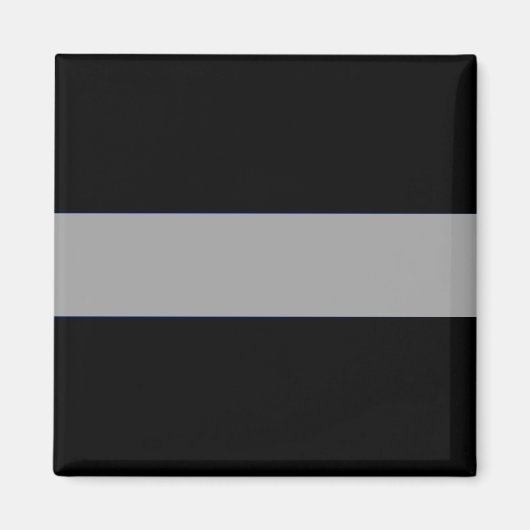 Dunne grijze lijn correctiemanager Magnet (Voorkant)