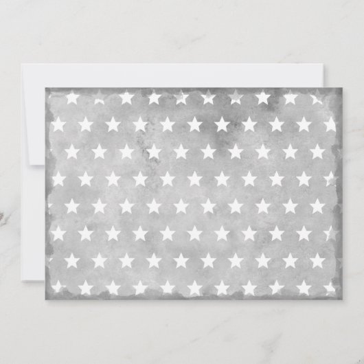 Dunne Grijze Lijn Correctionele Vlag Pensioen Part Kaart (Achterkant)