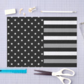 Dunne grijze lijn en sterren tissuepapier (Craft)