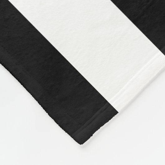 Dunne grijze lijn vlag Monogram MED Fleece Deken (Hoek)