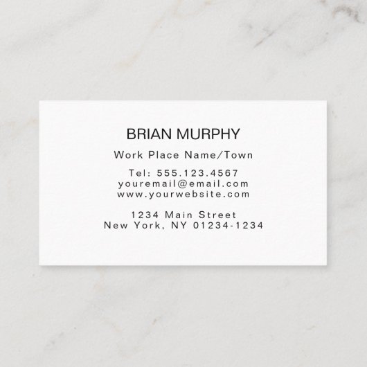 Dunne groene lijn Amerikaanse vlag Professional Visitekaartje (Achterkant)