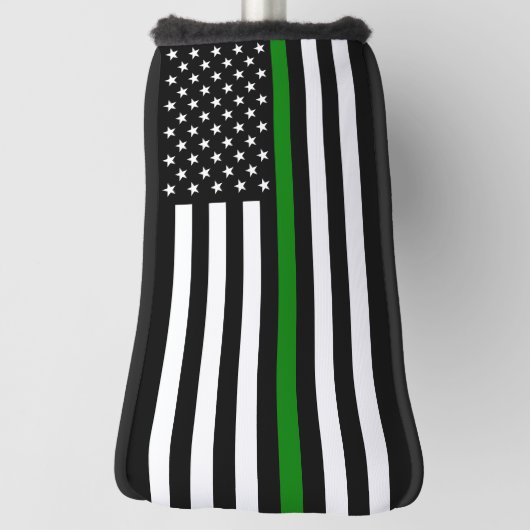 Dunne groene lijn vlag: Patriottische militaire ve Golfheadcover (Draai 90)
