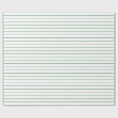 Dunne groene strepen op witte feestjes of kerstmis cadeaupapier (Vlak)