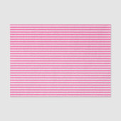 Dunne hotroze en witte strepen - Weefpapier Tissuepapier (Voorkant)