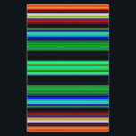 Dunne kleurige strepen - 1 flyer<br><div class="desc">Kleurrijke strepen met zwarte-ruimteachtergrond. Kleuren van rood, geel, groen, blauw en oranje. Afhankelijk van het product, voeg of verander de tekst toe. Verander het afbeelding als je het ook leuk vindt. Pas deze aan met jouw naam of quote. Voeg een foto toe en heb het streepontwerp als lijst aan die...</div>