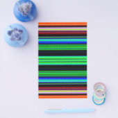 Dunne kleurige strepen - 1 flyer (Enkel)