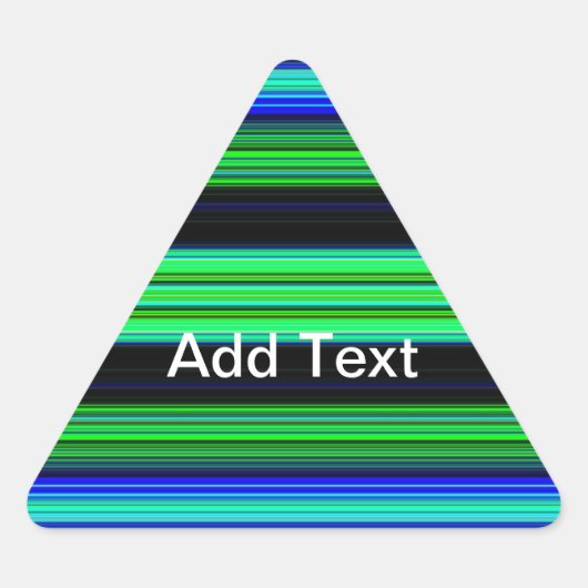 Dunne kleurige strepen - 1 sticker (Voorkant)