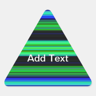 Dunne kleurige strepen - 1 sticker