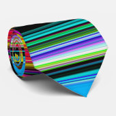 Dunne kleurige strepen - 2 stropdas (Opgerold)