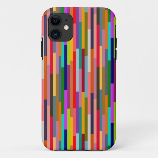 Dunne kleurige strepen Case-Mate iPhone case (Achterkant)