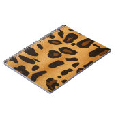Dunne leopard Print Animal Patroon Notitieboek (Linkerzijde)