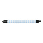 Dunne lichte blauwe strepen inkt pen (Voorkant)