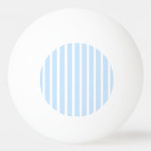 Dunne lichte blauwe strepen pingpongbal (Achterkant)