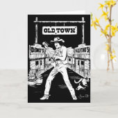 Dunne Lizzy Kaart (Gele Bloem)