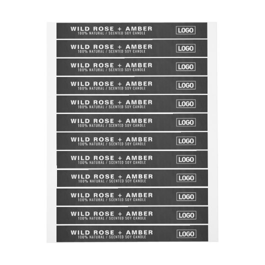 Dunne Logo Label Tamper-proof-zegel (Vel)