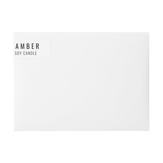 Dunne Logo Label Tamper-proof-zegel (Voorkant)