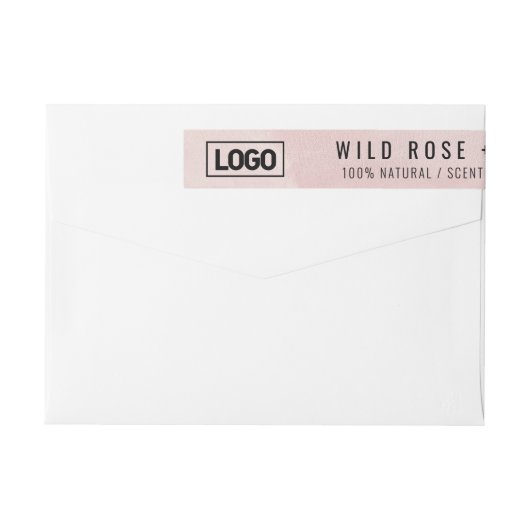 Dunne Logo Label Tamper-proof-zegel (Achterkant)