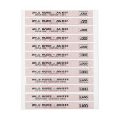 Dunne Logo Label Tamper-proof-zegel Roze (Vel)