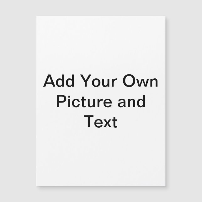 Dunne magnetische kaart, standaard briefkaart maat (Voorkant)