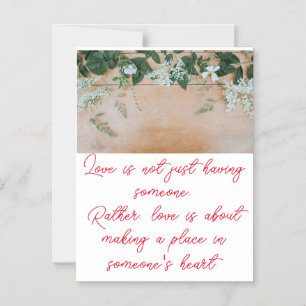 Dunne Magnetische Kaart voor Liefde degenen Magnetische Uitnodiging