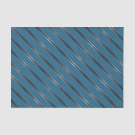 Dunne metalen diagonale strepen tissuepapier (Voorkant)