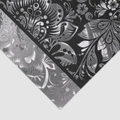 Dunne metalen zilverdampingspatroon tissuepapier (Detail)