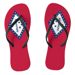Dunne riemen voor volwassenen met de vlag van Arka Teenslippers